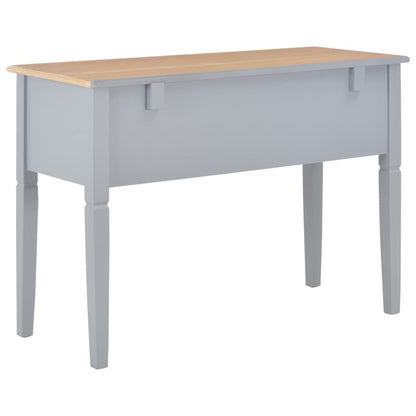Writing Desk Gray 43.1"x17.7"x30.5" Wood