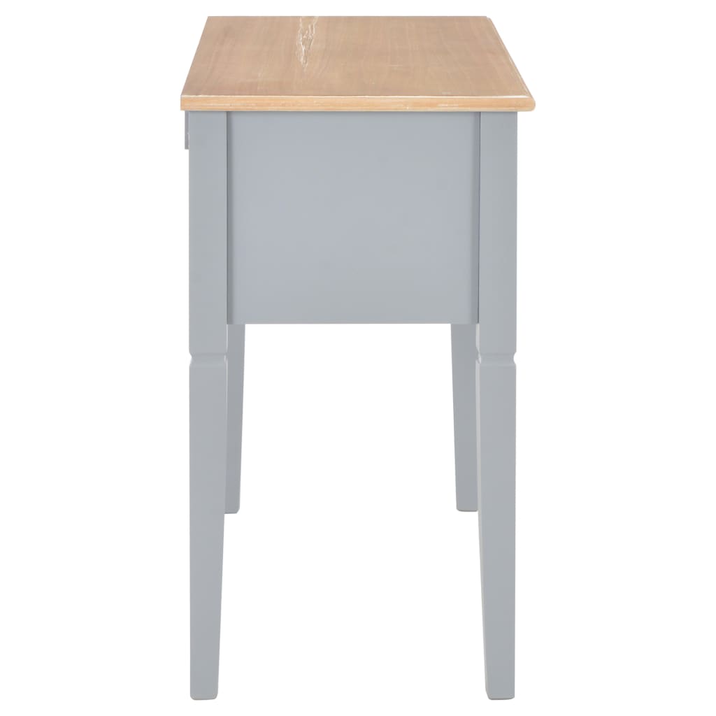 Writing Desk Gray 43.1"x17.7"x30.5" Wood