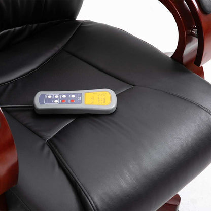 Office Chair Black PU + PVC + PP Adjustable Height-Adjustable