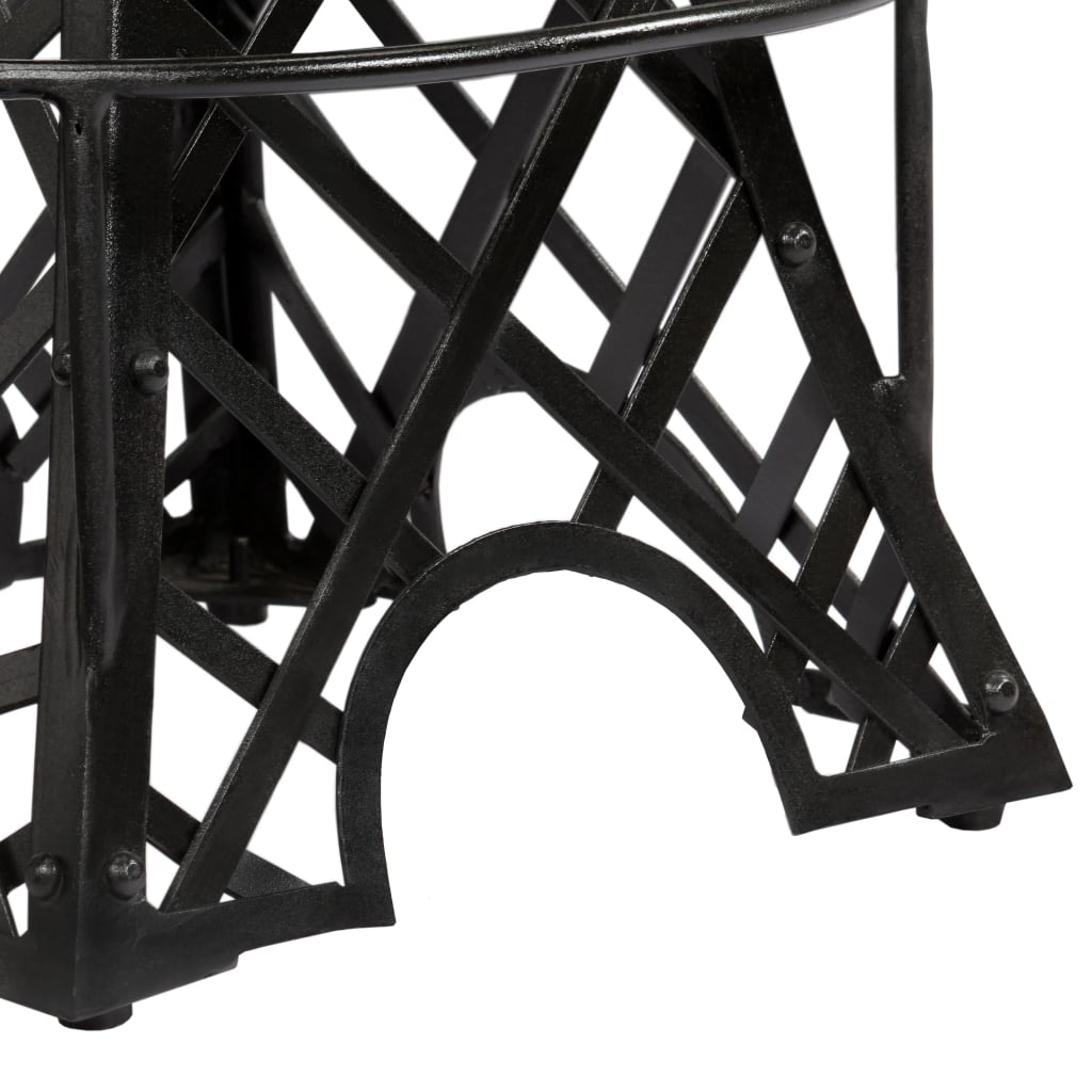 Bar Stools 2 pcs Real Leather