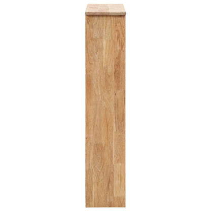Shoe Storage Cabinet 21.7x7.9x40.9" Solid Walnut Wood