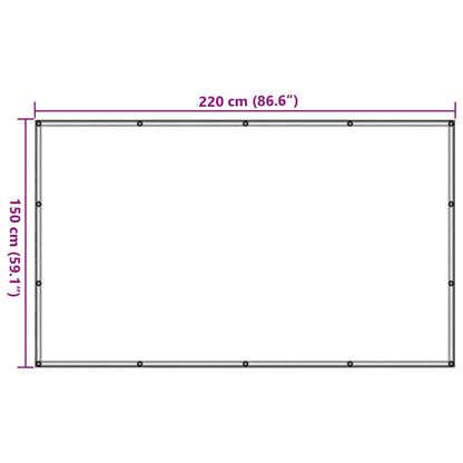 Trailer Net HDPE 4.9x7.2' Black