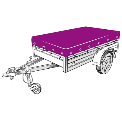 Trailer Net HDPE 6.6x11.5' Black