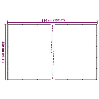 Trailer Net HDPE 8.2x11.5' Black