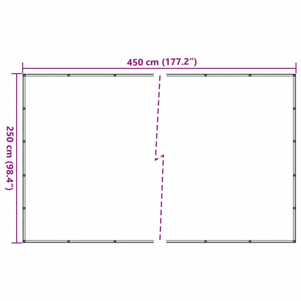 Trailer Net HDPE 8.2x14.8' Black
