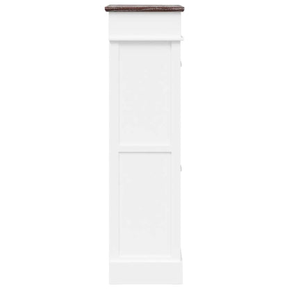 Shoe Cabinet Brown 19.7x11.0x38.6" Paulownia Wood