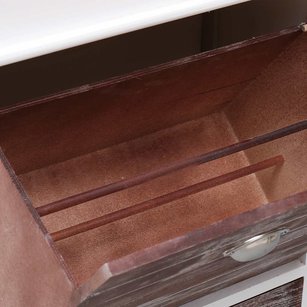 Shoe Cabinet Brown 19.7x11.0x38.6" Paulownia Wood