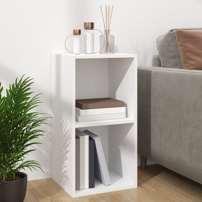 Vinyl Storage Box White 28.0x13.4x14.2" Engineered Wood
