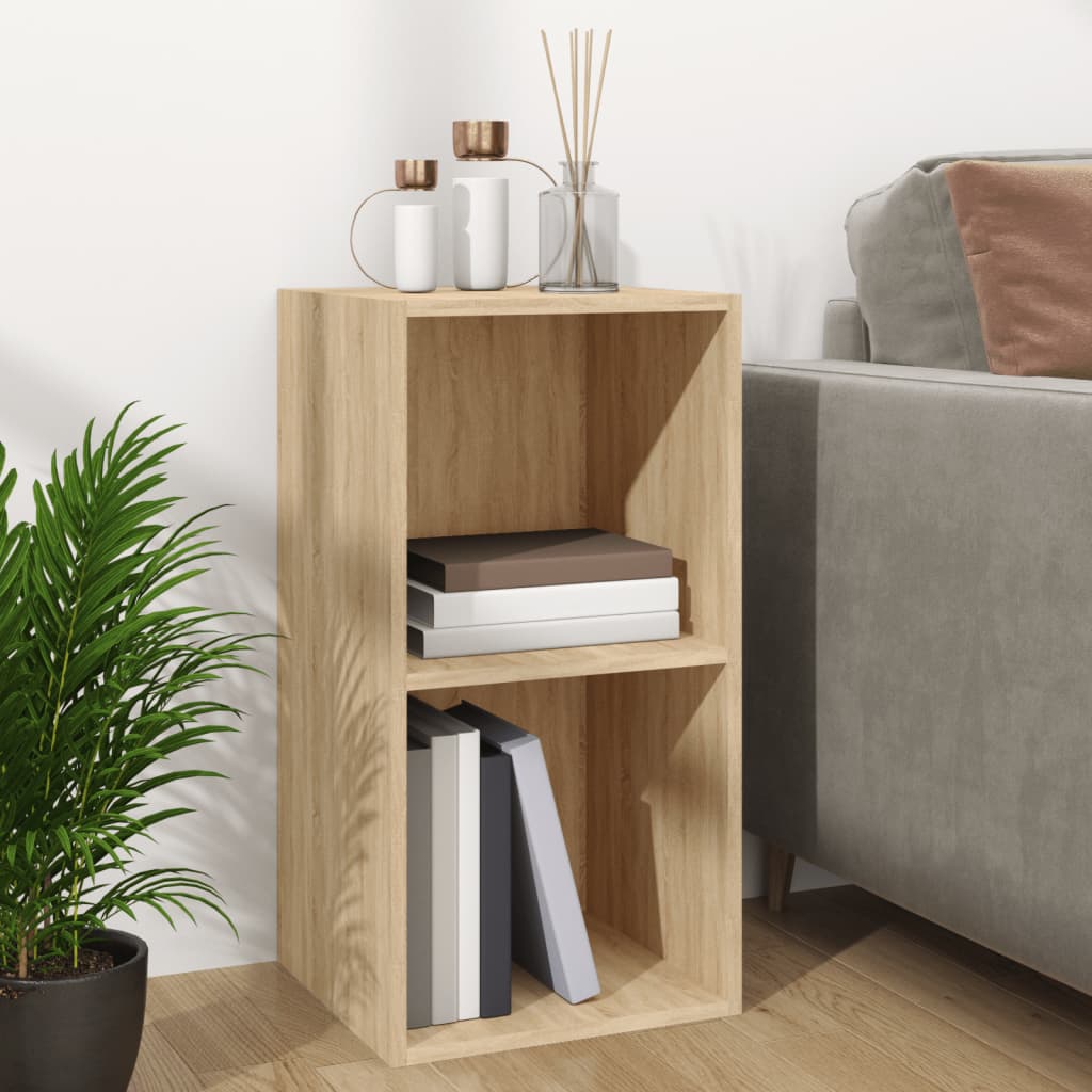 Vinyl Storage Box Sonoma Oak 28.0x13.4x14.2" Engineered Wood