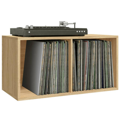 Vinyl Storage Box Sonoma Oak 28.0x13.4x14.2" Engineered Wood