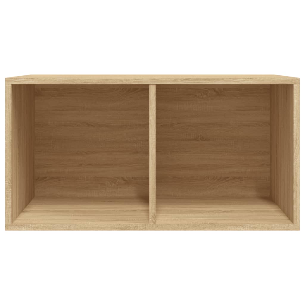 Vinyl Storage Box Sonoma Oak 28.0x13.4x14.2" Engineered Wood