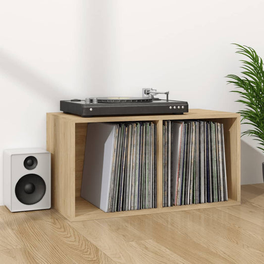 Vinyl Storage Box Sonoma Oak 28.0x13.4x14.2" Engineered Wood