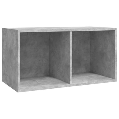 Vinyl Storage Box Concrete Grey 28.0x13.4x14.2" Engineered Wood