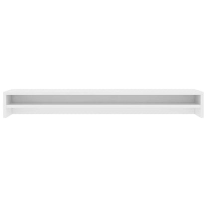 Monitor Stand White 39.4x9.4x5.1" Engineered Wood