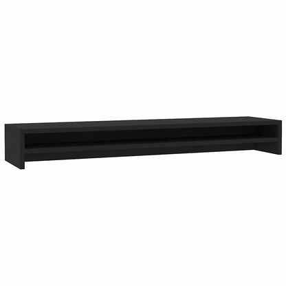 Monitor Stand Black 39.4x9.4x5.1" Engineered Wood