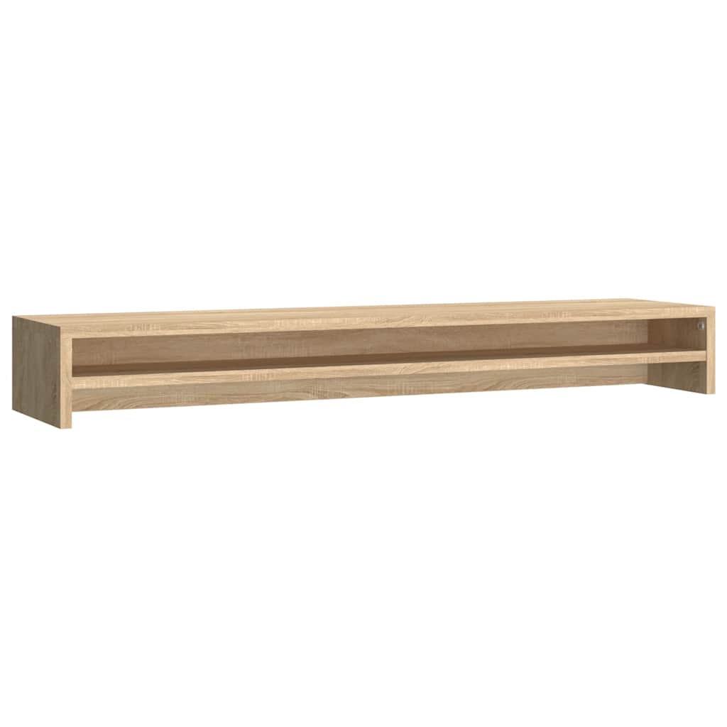 Monitor Stand Sonoma Oak 39.4x9.4x5.1" Engineered Wood