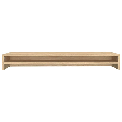 Monitor Stand Sonoma Oak 39.4x9.4x5.1" Engineered Wood