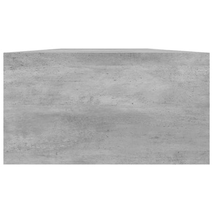 Monitor Stand Concrete Grey 39.4x9.4x5.1" Engineered Wood
