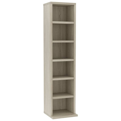 CD Cabinet Sonoma Oak 8.3x7.9x34.6" Engineered Wood
