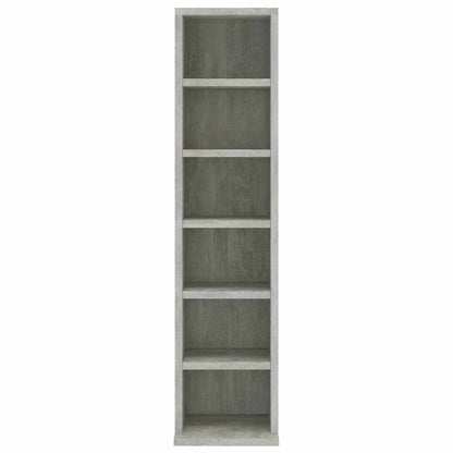 CD Cabinet Concrete Grey 8.3x7.9x34.6" Engineered Wood