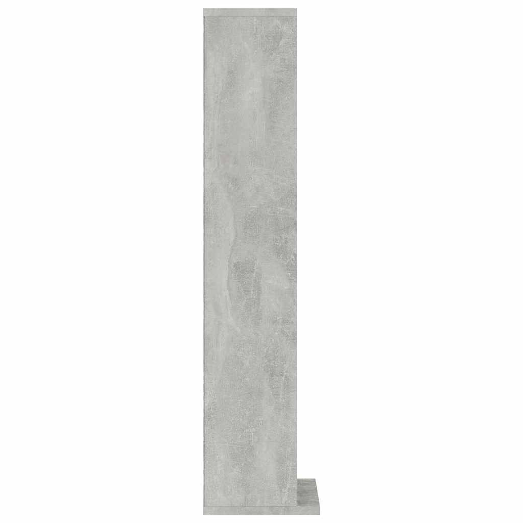 CD Cabinet Concrete Grey 8.3x7.9x34.6" Engineered Wood