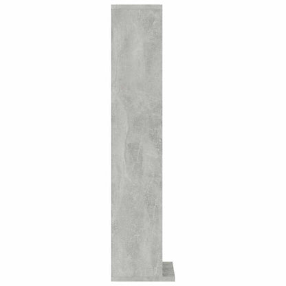 CD Cabinet Concrete Grey 8.3x7.9x34.6" Engineered Wood