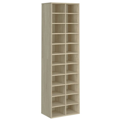 Shoe Cabinet Sonoma Oak 21.3x13.4x72.0" Engineered Wood
