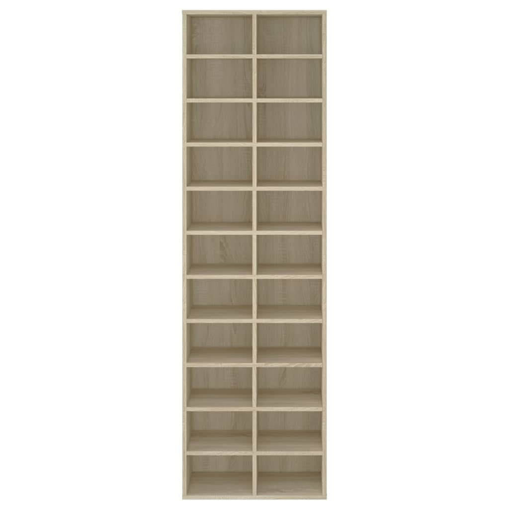 Shoe Cabinet Sonoma Oak 21.3x13.4x72.0" Engineered Wood