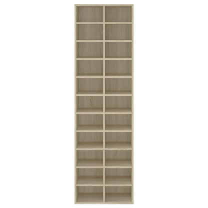 Shoe Cabinet Sonoma Oak 21.3x13.4x72.0" Engineered Wood