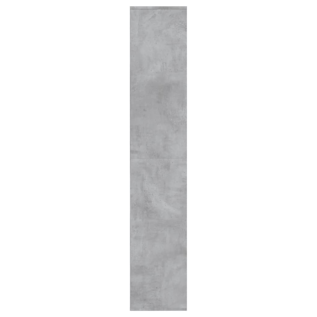 Shoe Cabinet Concrete Grey 21.3x13.4x72.0" Engineered Wood