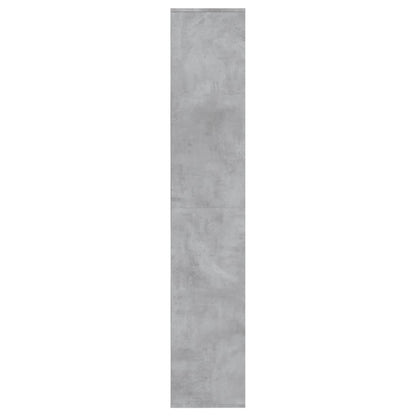 Shoe Cabinet Concrete Grey 21.3x13.4x72.0" Engineered Wood