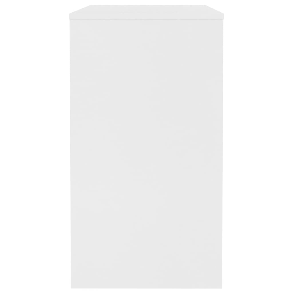 Desk White 35.4"x15.7"x28.3" Engineered Wood