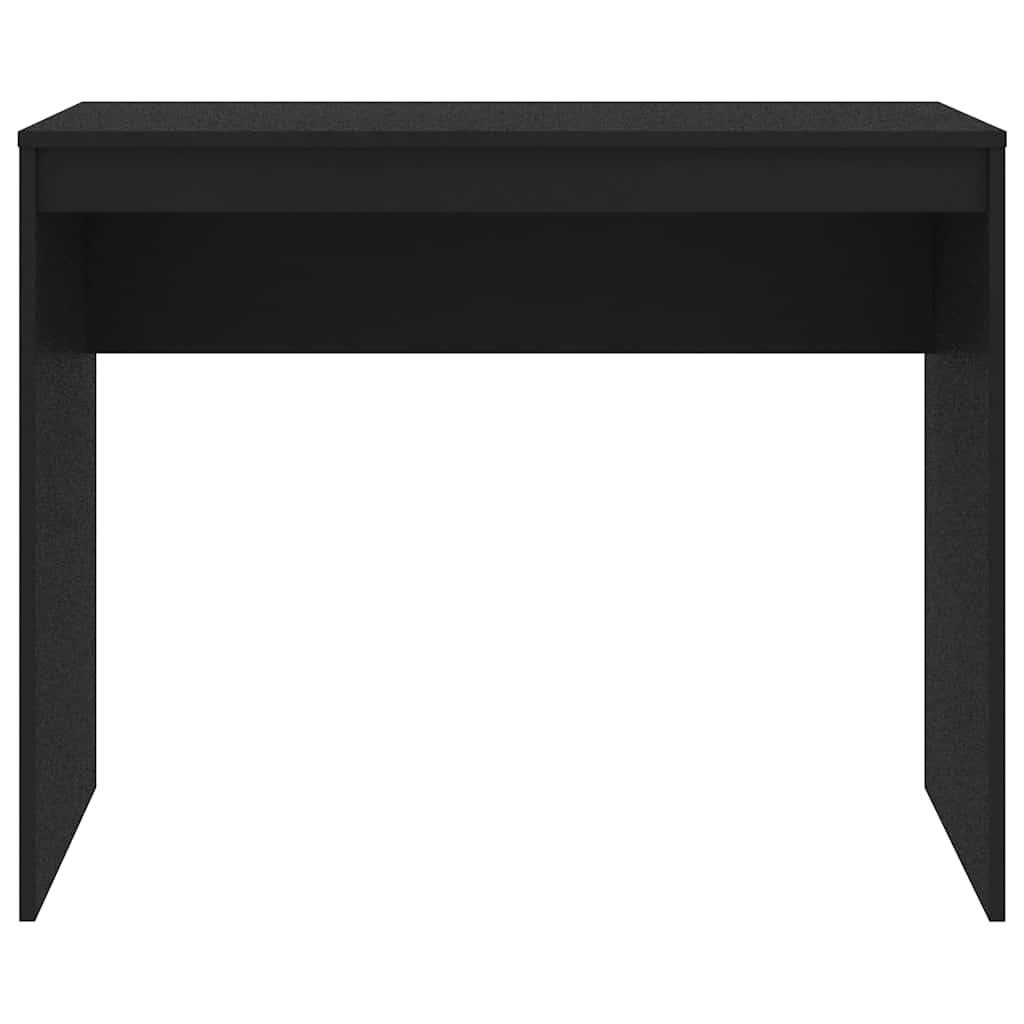 Desk Black 35.4"x15.7"x28.3" Engineered Wood