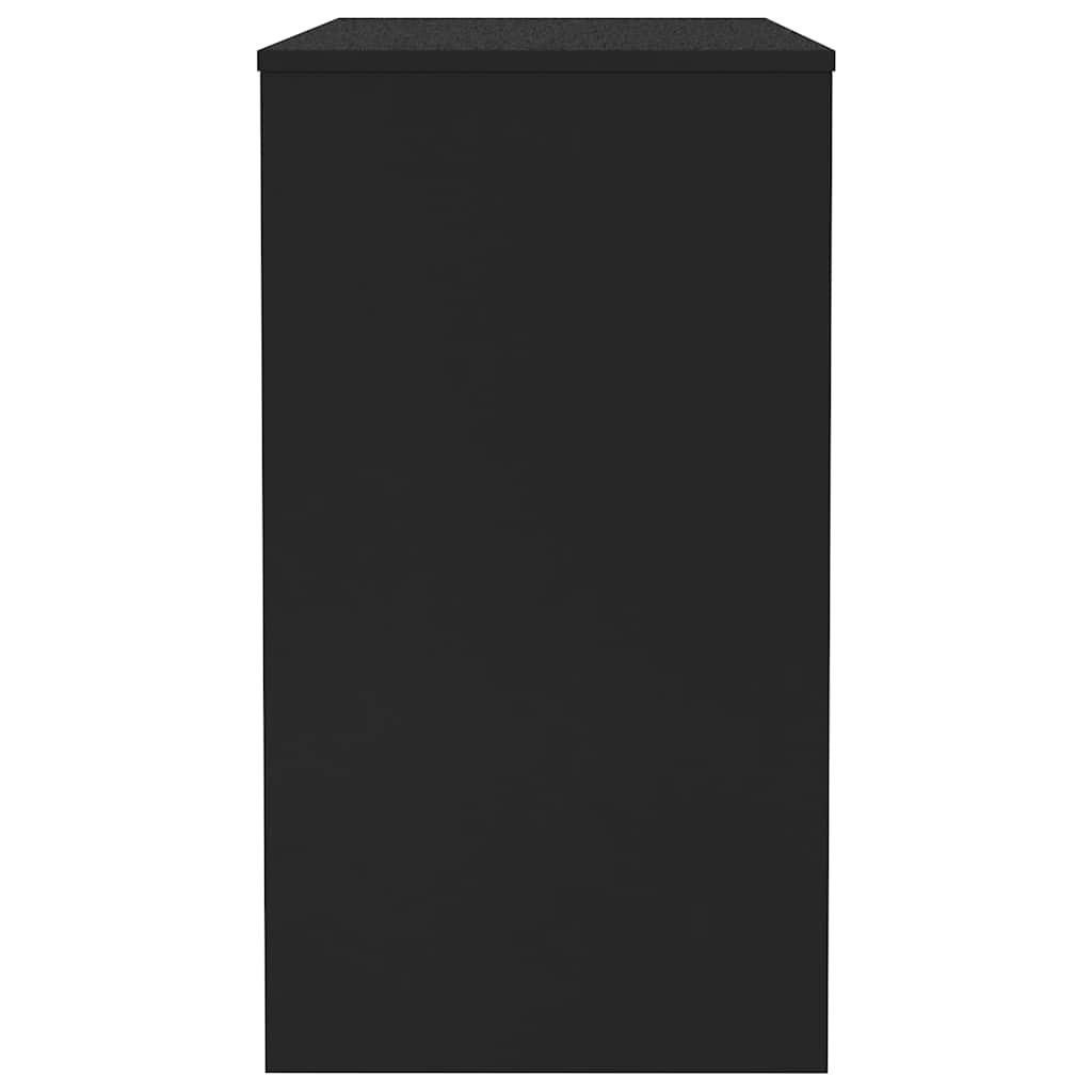 Desk Black 35.4"x15.7"x28.3" Engineered Wood