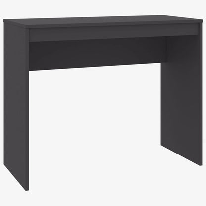Desk Gray 35.4"x15.7"x28.3" Engineered Wood