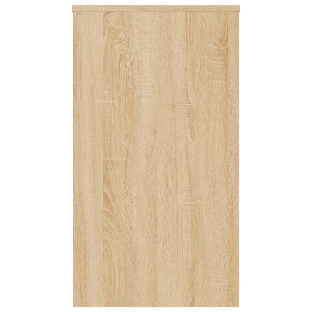 Desk Sonoma Oak 35.4"x15.7"x28.3" Engineered Wood
