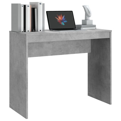 Desk Concrete Gray 35.4"x15.7"x28.3" Engineered Wood