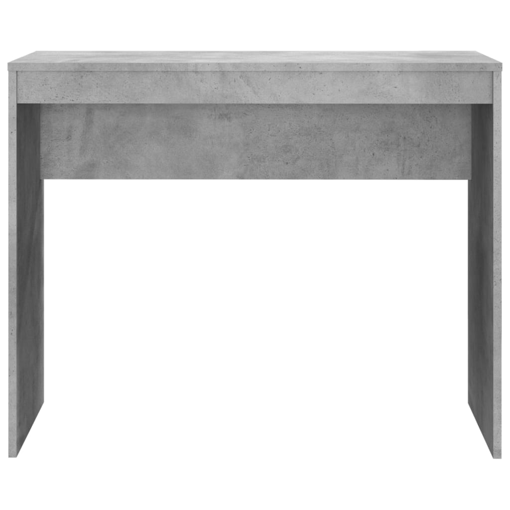 Desk Concrete Gray 35.4"x15.7"x28.3" Engineered Wood