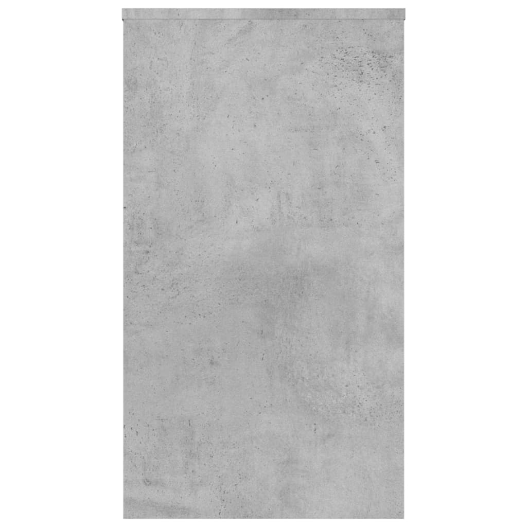 Desk Concrete Gray 35.4"x15.7"x28.3" Engineered Wood