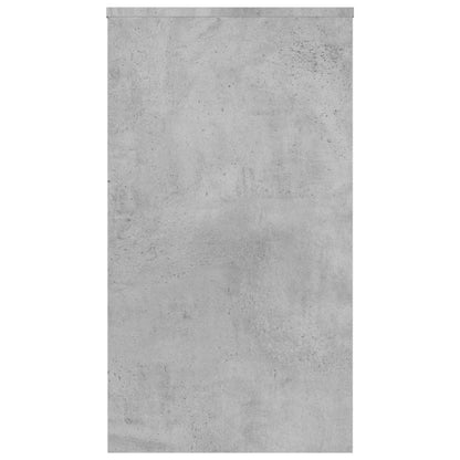 Desk Concrete Gray 35.4"x15.7"x28.3" Engineered Wood