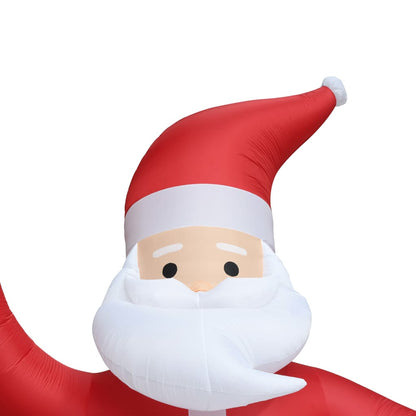 Christmas Inflatable Santa Claus LED IP20 236.2" XXL