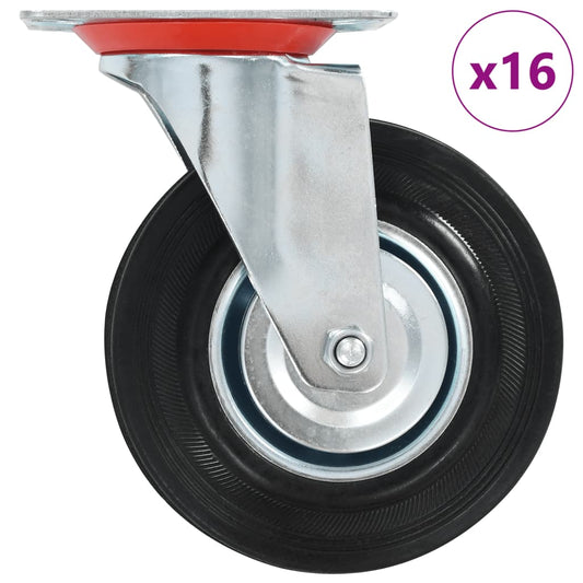 16 pcs Swivel Casters 4.92 " (4x143448)