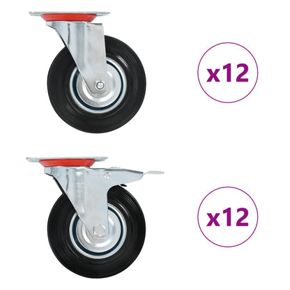 24 pcs Swivel Casters 4.92 " (6x143458)