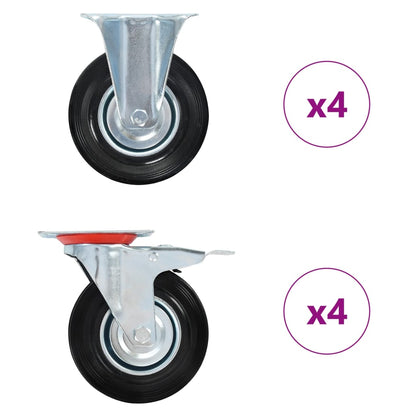 8 pcs Casters 4.92 " (2x143463)
