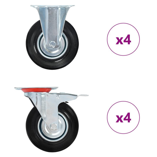 8 pcs Casters 4.92 " (2x143463)