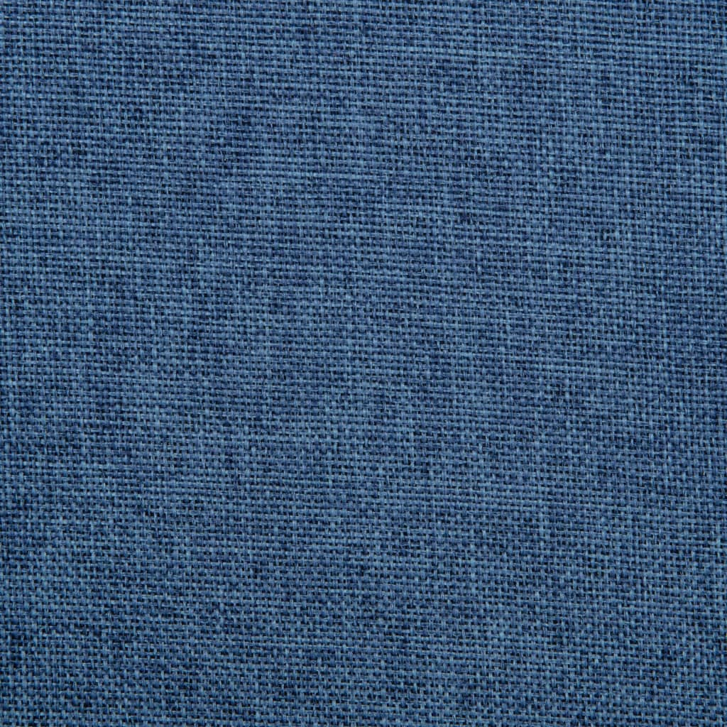 Swivel Office Chair Blue Fabric