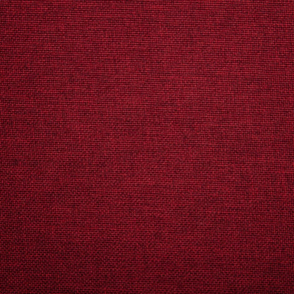 Office Chair Wine Red Polyester, Plywood, Steel Adjustable