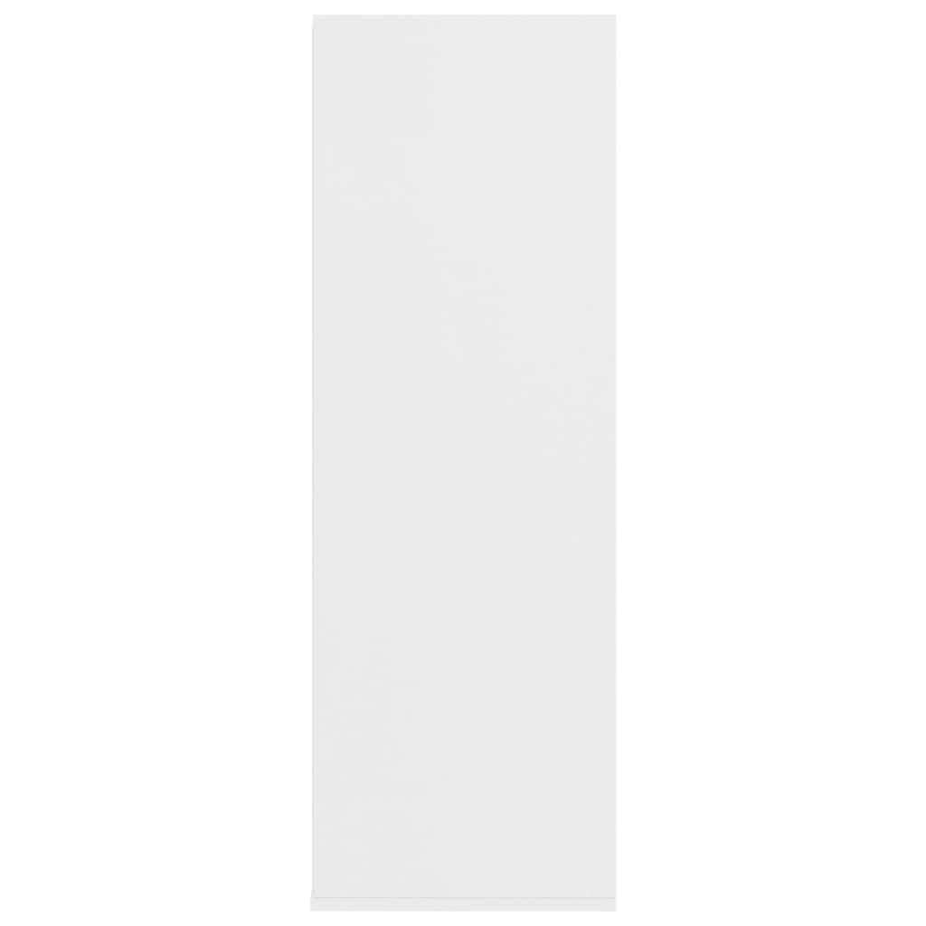 Shoe Rack White 21.3x13.4x39.6" Engineered Wood