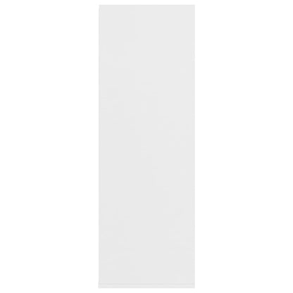 Shoe Rack White 21.3x13.4x39.6" Engineered Wood