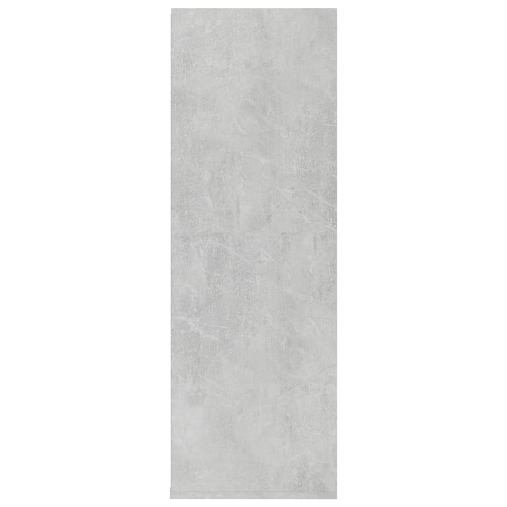 Shoe Rack Concrete Grey 21.3x13.4x39.6" Engineered Wood